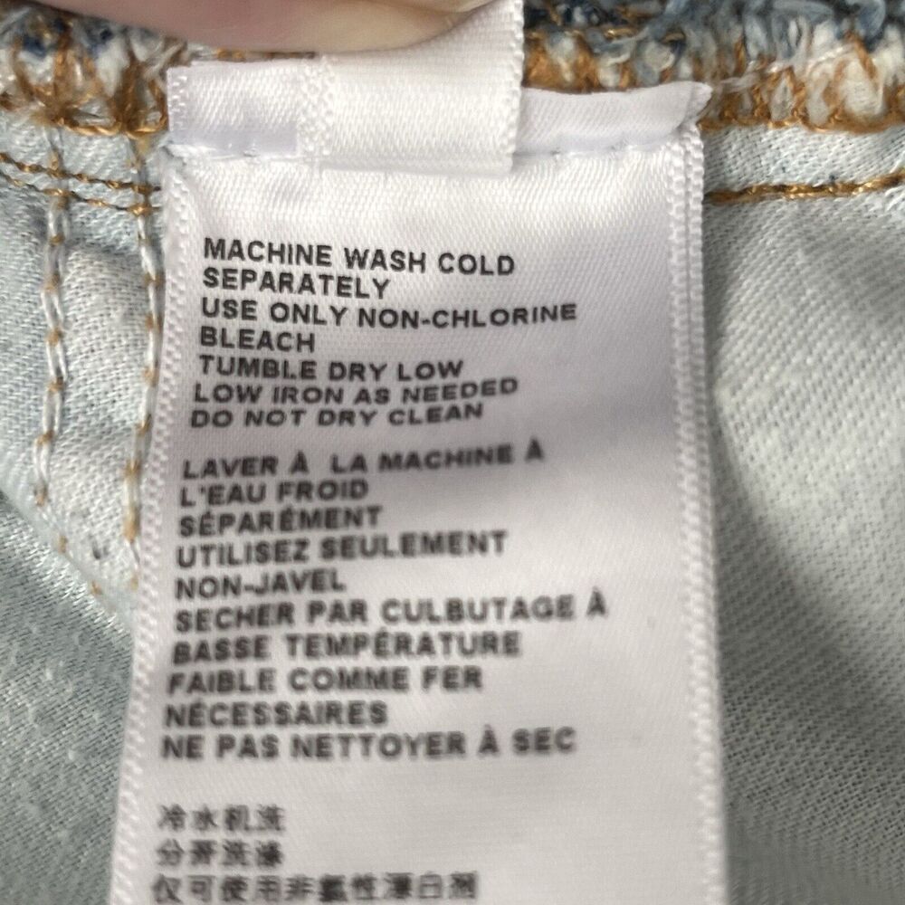 BDG Urban Outfitters Size 26 Denim High Rise Mom Shorts Rolled Cuff 100% Cotton - Picture 7 of 10